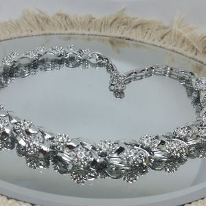 Silver Coro Necklace